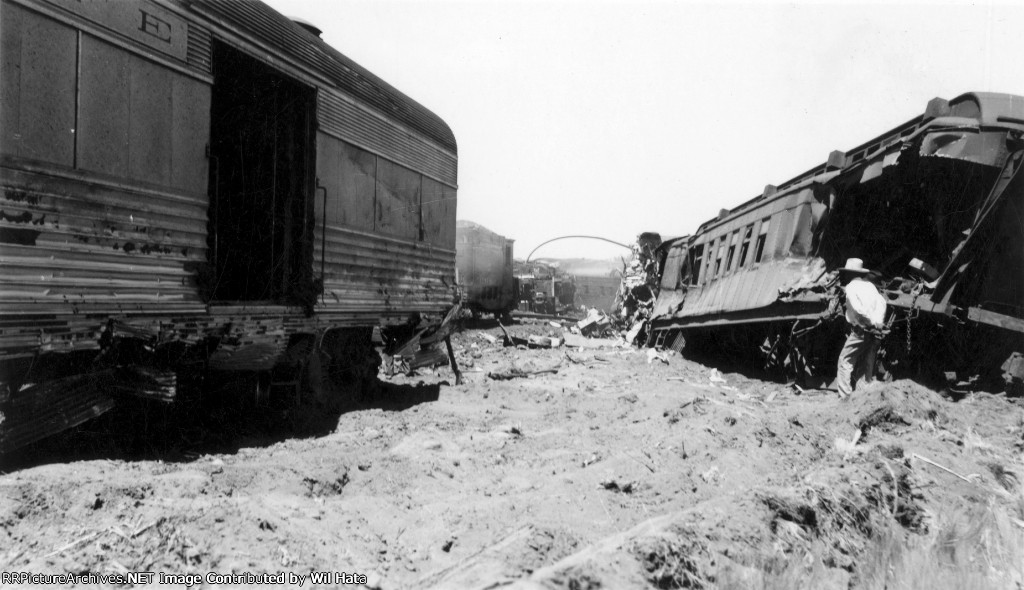 Wrecked Head-End Cars